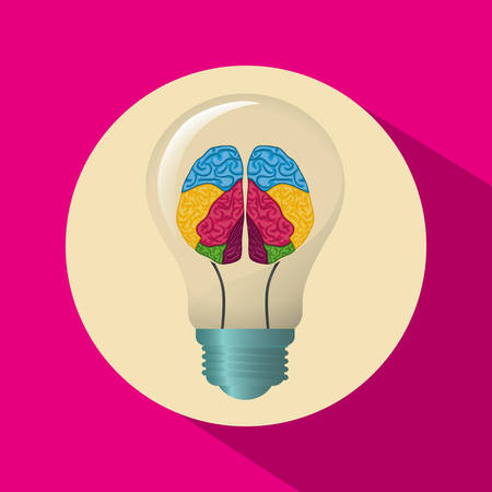 Think positive concept and ideas design, vector illustration  のイラスト素材