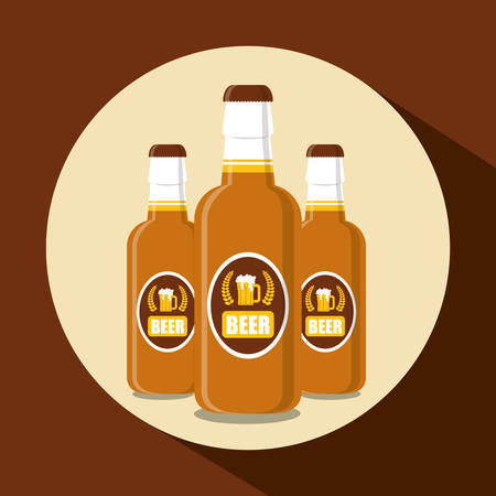 Beer concept with icons design, vector illustration  のイラスト素材