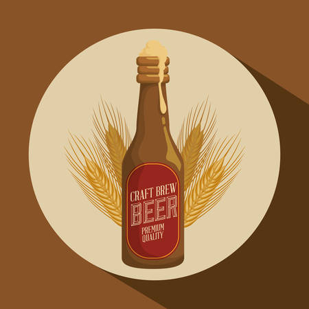 Beer concept with icons design, vector illustration  のイラスト素材