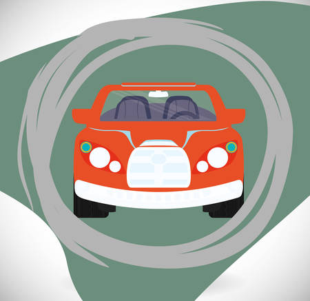 Transportation concept with cars design, vector illustration 10 eps graphic.のイラスト素材