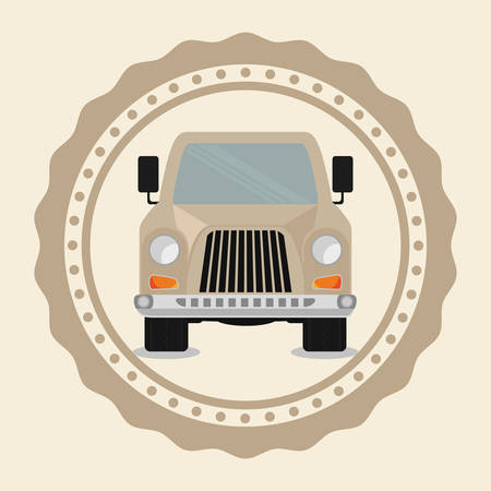 Transportation concept with cars design, vector illustration 10 eps graphic.のイラスト素材