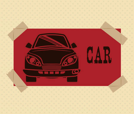 Transportation concept with cars design, vector illustration 10 eps graphic.のイラスト素材