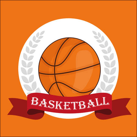 Basketball concept with championship icons design, vector illustration 10 eps graphic.のイラスト素材
