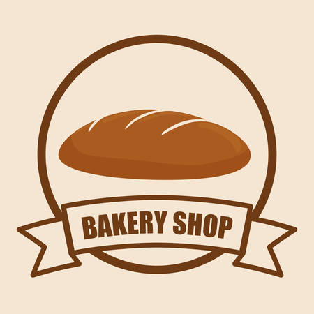Bakery shop advert graphic design, vectori llustration のイラスト素材