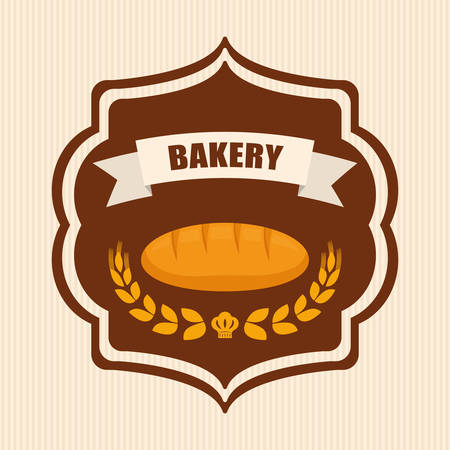 Bakery shop advert graphic design, vectori llustration  のイラスト素材