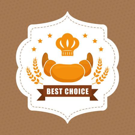 Bakery shop advert graphic design, vectori llustration のイラスト素材