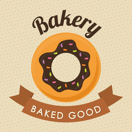 Bakery shop advert graphic design, vectori llustration eps10のイラスト素材