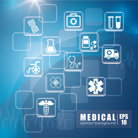 Medical healthcare graphic design, vector illustration のイラスト素材