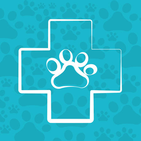 Animals pet shop graphic design, vector illustration  のイラスト素材