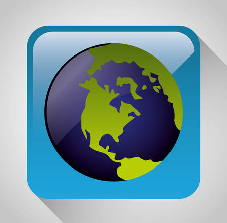 Earth planet graphic icon design, vector illustrationのイラスト素材