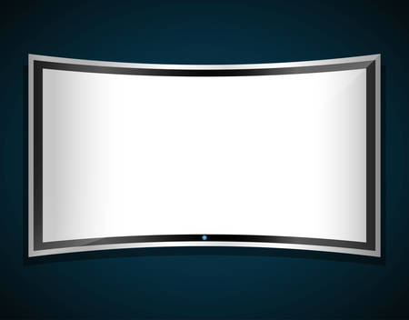 Technology TV screen graphic icon design, vector illustration のイラスト素材