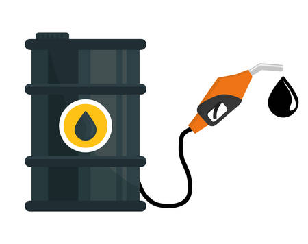 Petroleum concept with price icons design, vector illustration 10 eps graphic.のイラスト素材