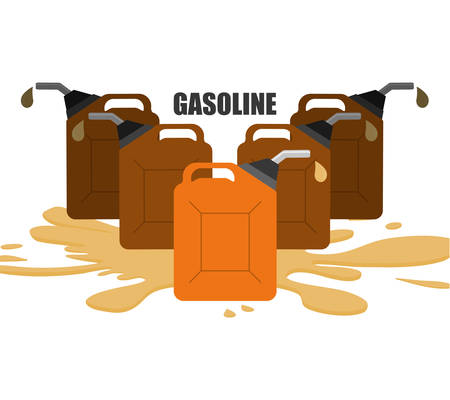 Petroleum concept with price icons design, vector illustration 10 eps graphic.のイラスト素材