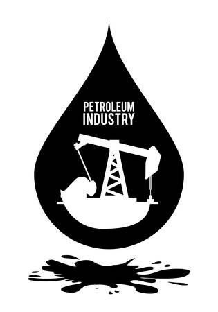 Petroleum concept with price icons designのイラスト素材