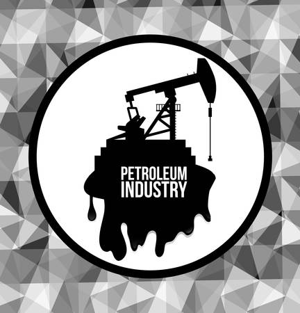 Petroleum concept with price icons designのイラスト素材
