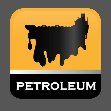 Petroleum concept with price icons designのイラスト素材
