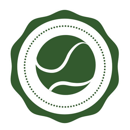 Tennis concept with sport icons designのイラスト素材