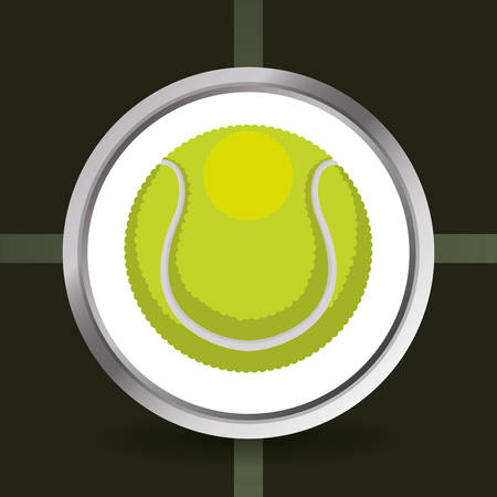 Tennis concept with sport icons designのイラスト素材