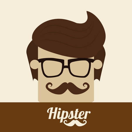 Hipster style concept with fashion icons designのイラスト素材