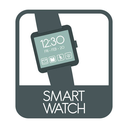 Wearable technology concept with gadget designのイラスト素材