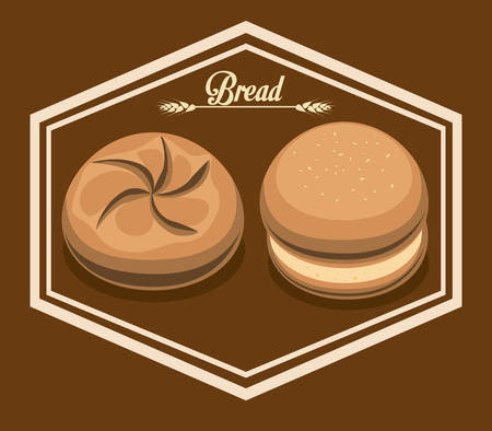 Bakery shop concept with bread design, vector illustration 10 eps graphic.のイラスト素材