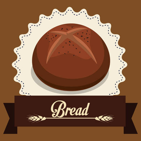 Bakery shop concept with bread design, vector illustration 10 eps graphic.のイラスト素材