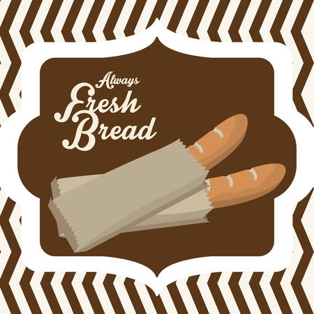 Bakery shop concept with bread design, vector illustration 10 eps graphic.のイラスト素材