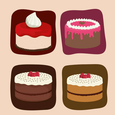 Bakery shop concept with dessert design, vector illustration 10 eps graphic.のイラスト素材