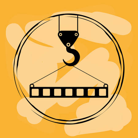 Under construction concept  with tools icons design, vector illustration 10 eps graphic.のイラスト素材