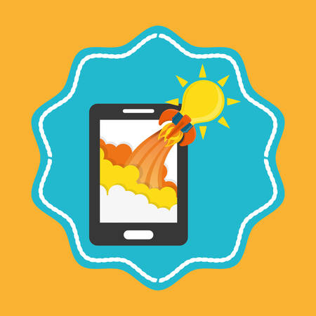 Start up  concept  with icons design, vector illustration 10 eps graphic.のイラスト素材