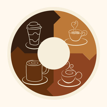 Coffee shop concept with icons design, vector illustration  graphic.のイラスト素材