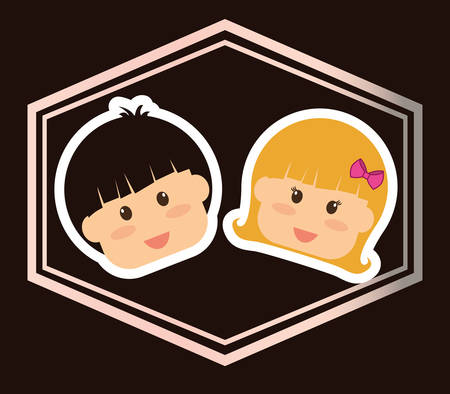 Family concept with roles design, vector illustration  graphic.のイラスト素材