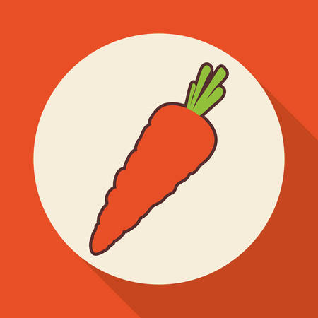 Healthy and organic concept with food icons designのイラスト素材