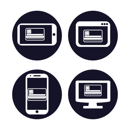 Money concept with financial icons design, vector illustration 10 eps graphic.のイラスト素材