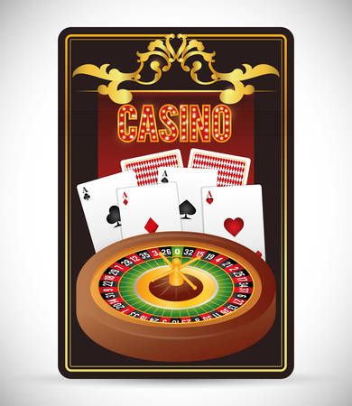 Casino concept with las vegas icons design, vector illustration 10 eps graphic.のイラスト素材