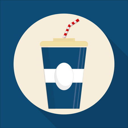 Fast food concept with menu icons design, vector illustration 10 eps graphic.のイラスト素材