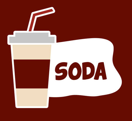 Fast food concept with menu icons designのイラスト素材