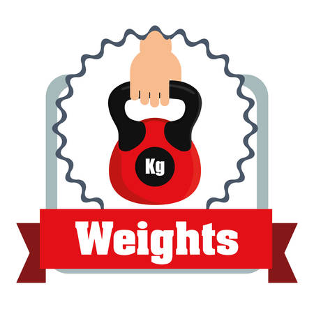 Fitness center concept with gym icons designのイラスト素材