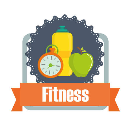 Fitness center concept with gym icons designのイラスト素材