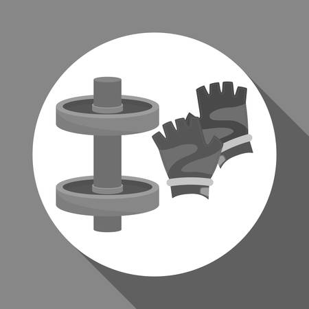 Fitness center concept with gym icons designのイラスト素材