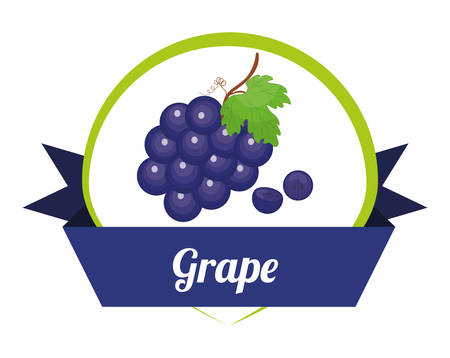 Healthy lifestyle concept with food icon designのイラスト素材