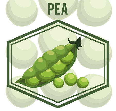 Healthy lifestyle concept with food icon designのイラスト素材