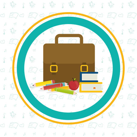 Education concept with school icons design, vector illustration 10 eps graphic.のイラスト素材