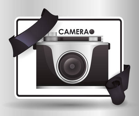 Camera  concept with icons designのイラスト素材