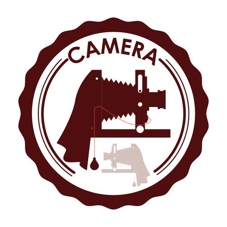 Camera  concept with icons designのイラスト素材