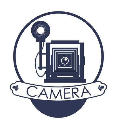 Camera  concept with icons designのイラスト素材