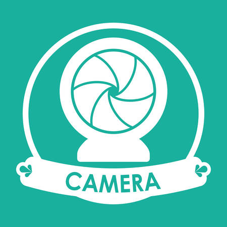 Camera  concept with icons designのイラスト素材
