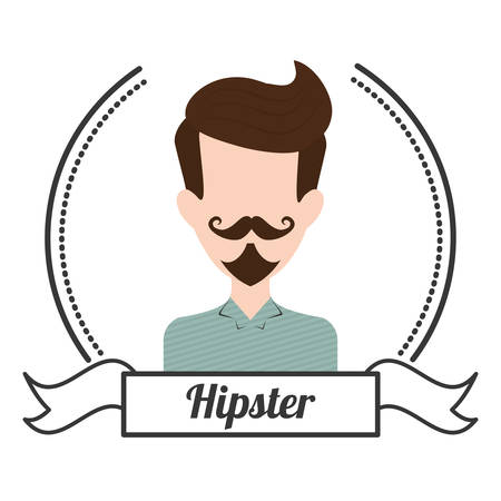 Hipster concept with fashion  icons designのイラスト素材
