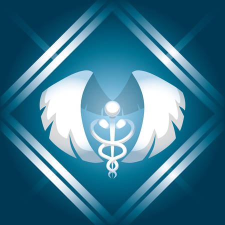 Medical care concept with healthy icons designのイラスト素材