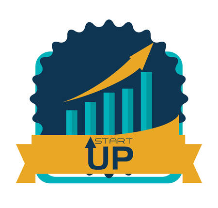 Start up concept with icons design, vector illustration 10 eps graphic.のイラスト素材